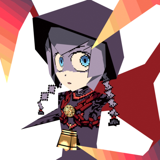 Close-up portrait of the Hexer model, showing the texture detail in their medallion, chains wrapped around their torso, and the shadows around their shoulders.