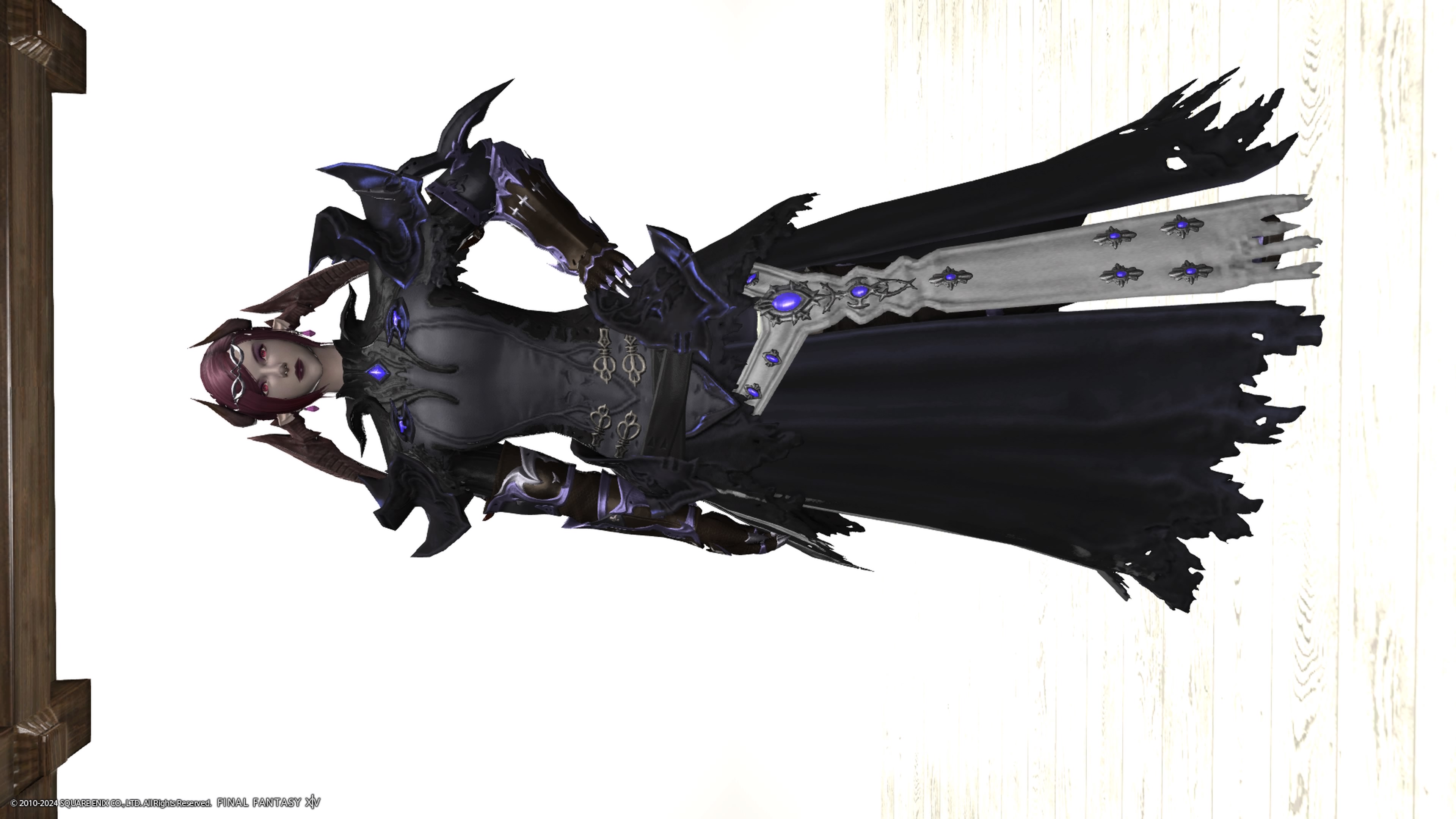 Astraea in her Shadowbringer Dark Knight glam.